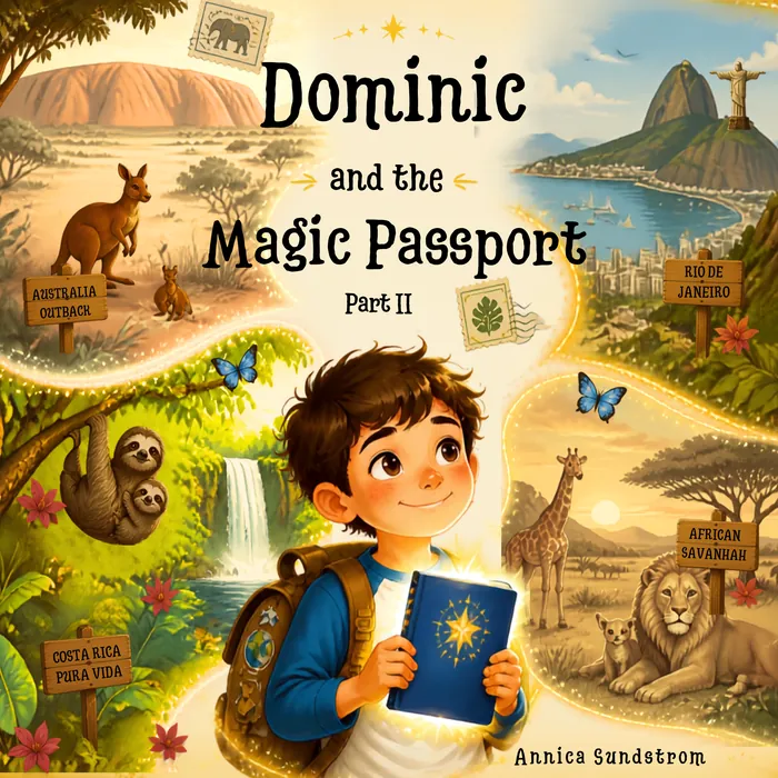 Cover of Dominic and the Magic Passport — Part II by Annica Sundstrom