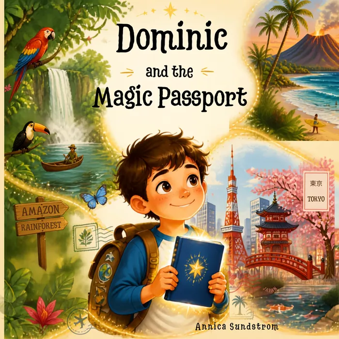 Cover of Dominic and the Magic Passport by Annica Sundstrom